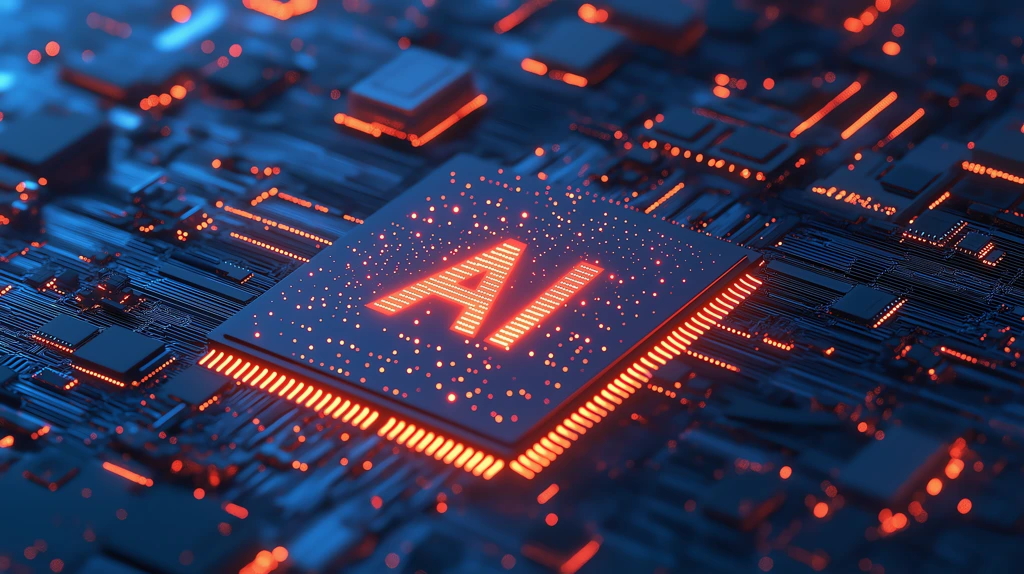 a chip says ai desktop wallpaper 4k