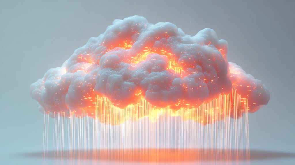 a cloud with rain version four desktop wallpaper 4k