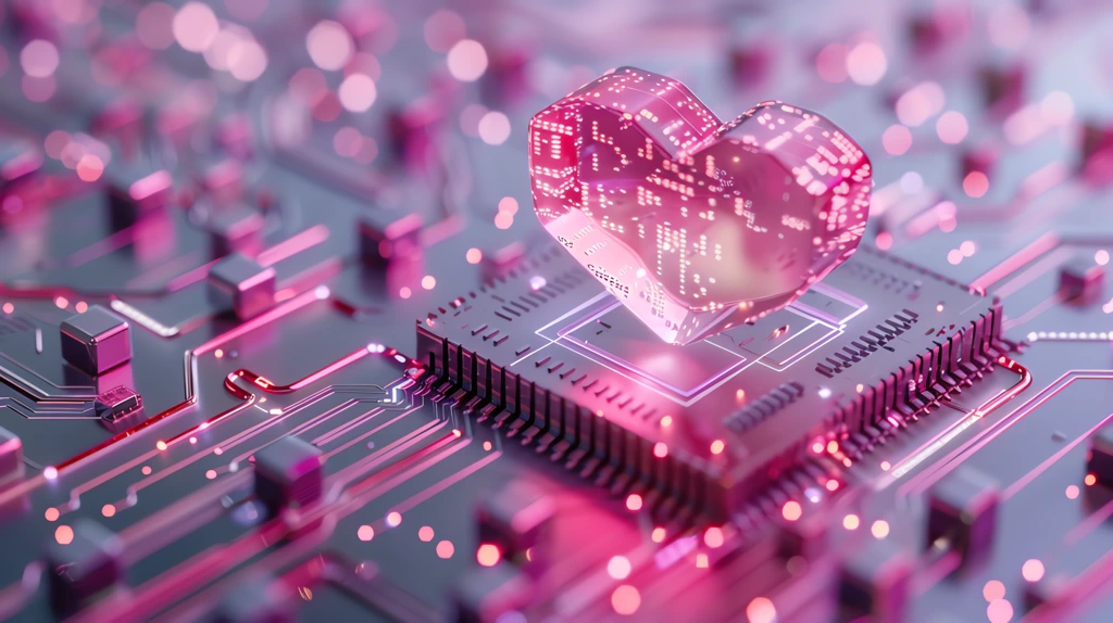 a computer chip on a pink circuit board desktop wallpaper 4k