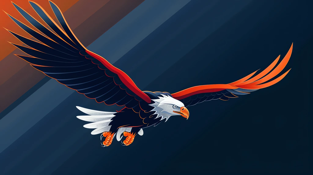 a giant eagle flying with giant talons desktop wallpaper 4k