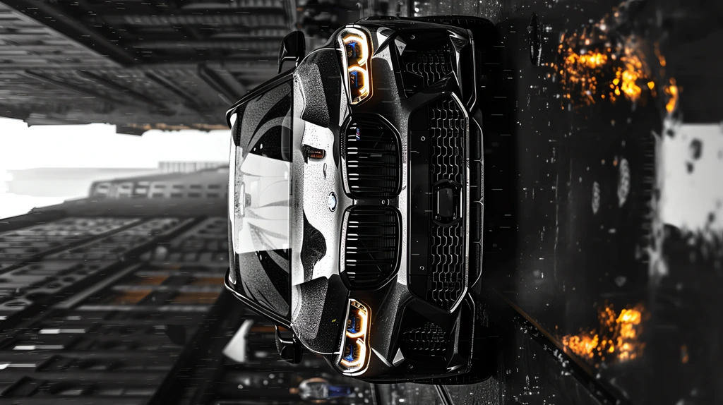 a high-quality header image for a black bmw x5 phone wallpaper 4k
