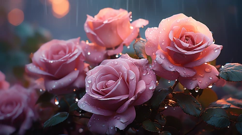 a photo of delicate roses 1 nature desktop wallpaper full hd 4k free download