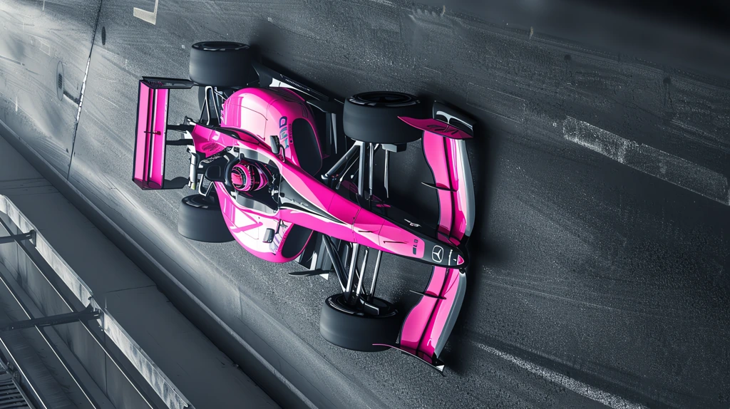 a pink et black formulla 3000 racing car phone wallpaper 4k
