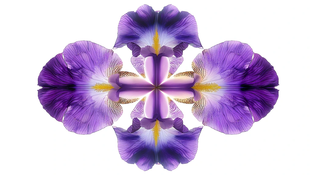 a purple iris flower phone wallpaper 4k
