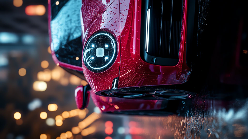 a red porsche in the style of photography phone wallpaper 4k