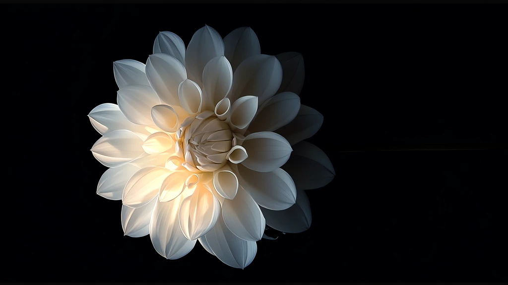 a single white dahlia flower phone wallpaper 4k