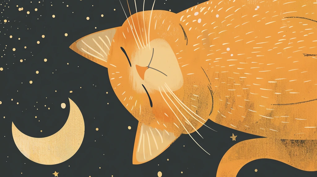 an orange cat in space phone wallpaper 4k