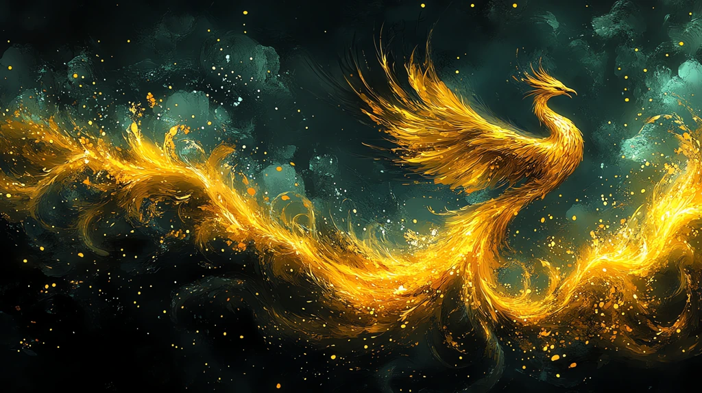 at the same time or later with the dragon snake the phoenix desktop wallpaper 4k