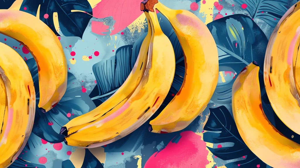 bananas colorful desktop wallpaper 4k