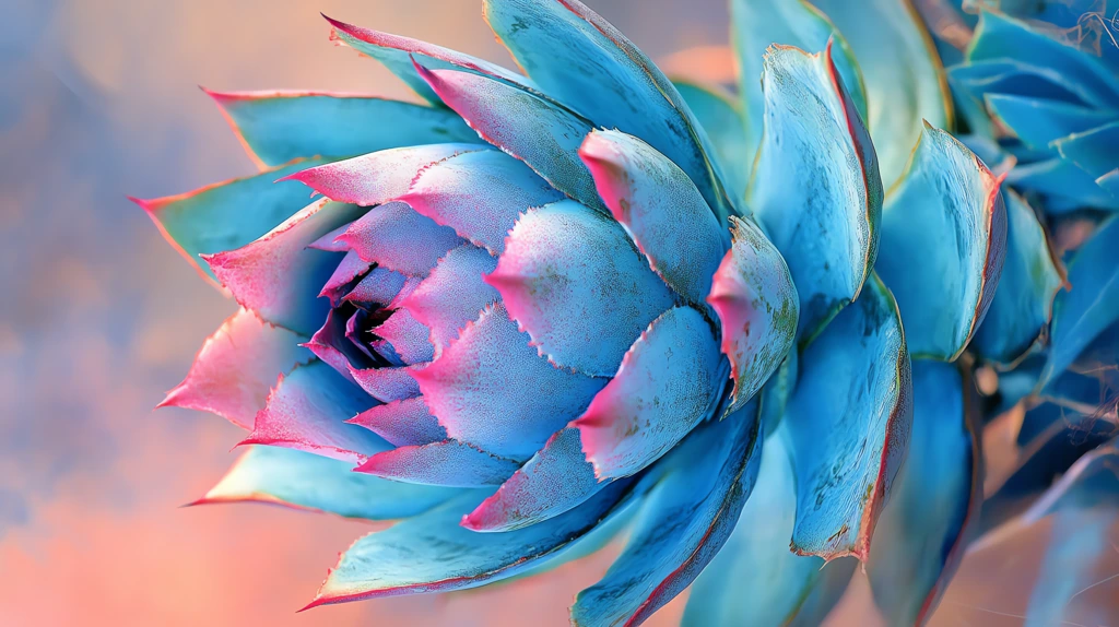 beautiful agave flower close-up version four phone wallpaper 4k