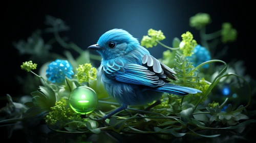 blue bird 2 animals desktop wallpaper full hd 4k free download