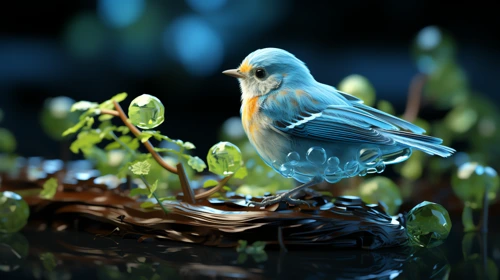 blue bird 3 animals desktop wallpaper full hd 4k free download