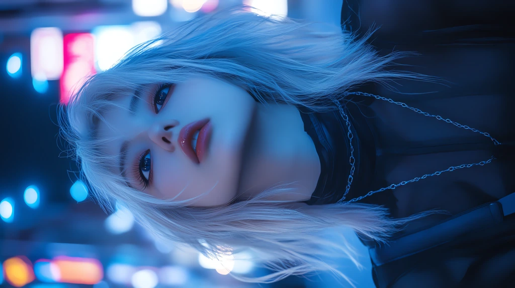 city girl style city pop phone wallpaper 4k