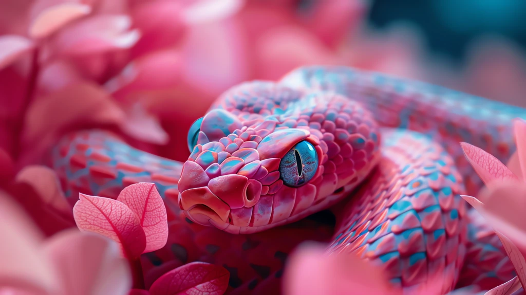 color beautiful snake desktop wallpaper 4k