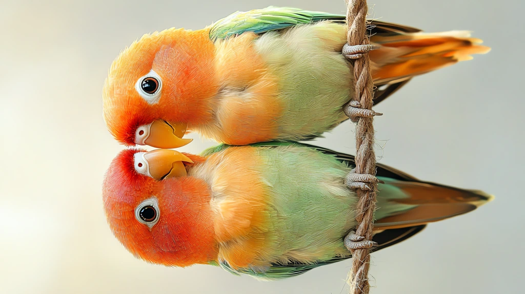 cute fluffy fat loving parrots with big eyes phone wallpaper 4k