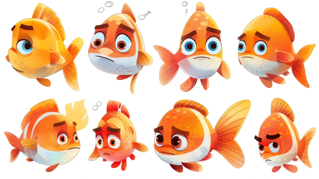cute little fish desktop wallpaper 4k