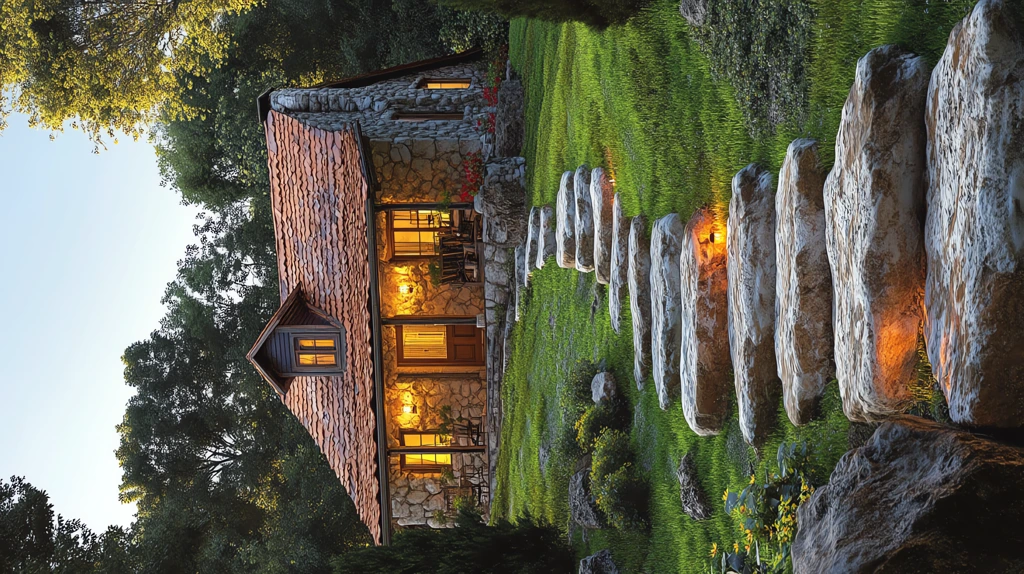 cute ranch house phone wallpaper 4k