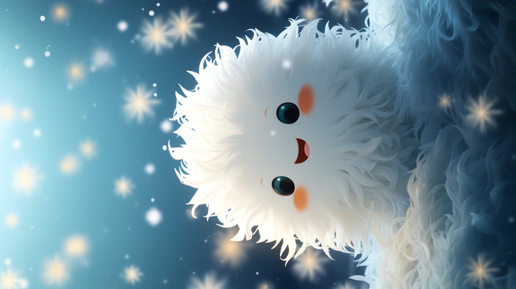 cute snowflake that smile phone wallpaper 4k
