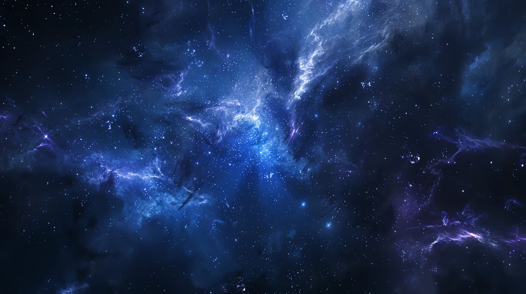 dark blue violet space starry universe desktop wallpaper 4k