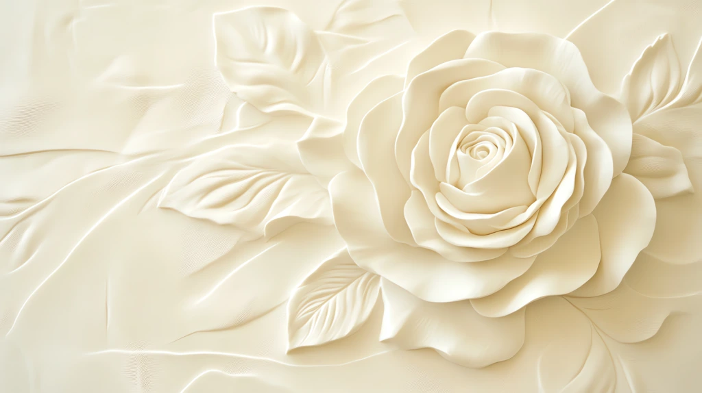 delicate floral design of a white rose version four desktop wallpaper 4k