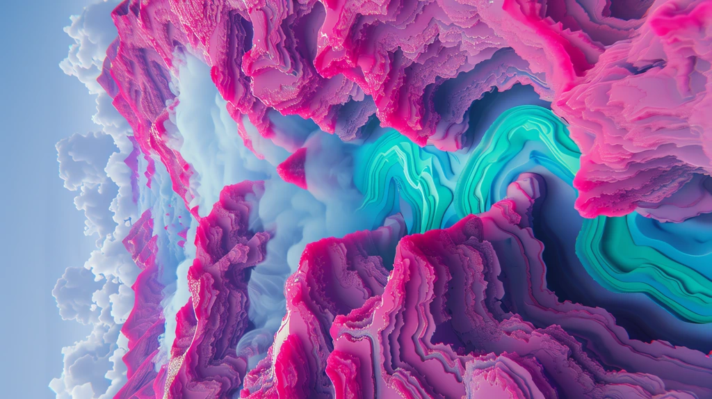 digital artwork resembling a hyperrealistric acid style phone wallpaper 4k