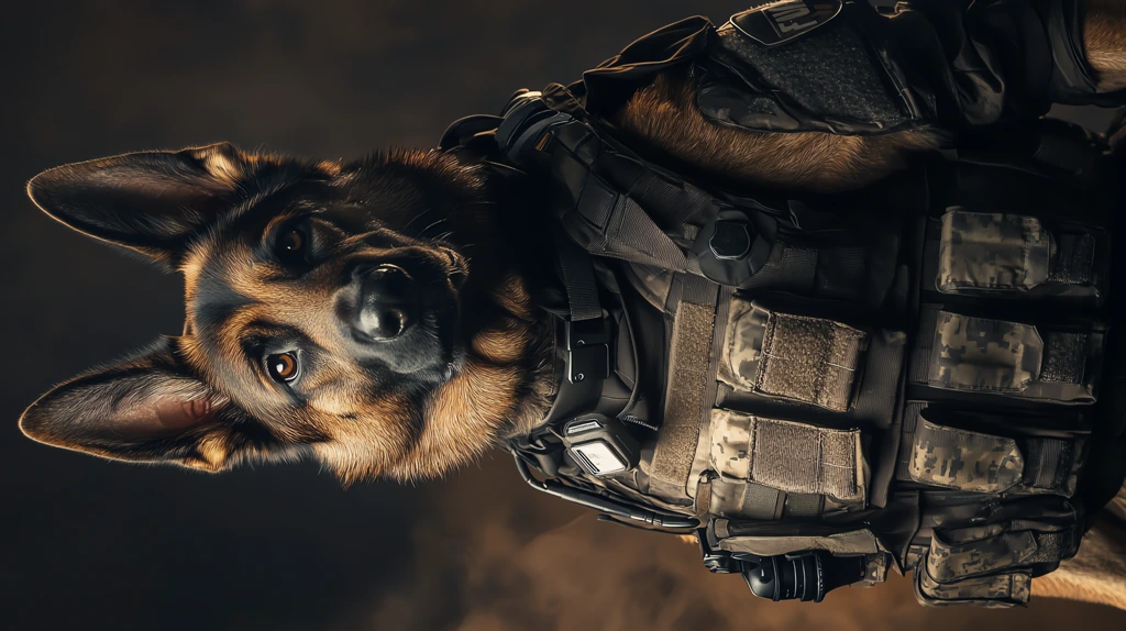 dog police swat team tactical gear phone wallpaper 4k