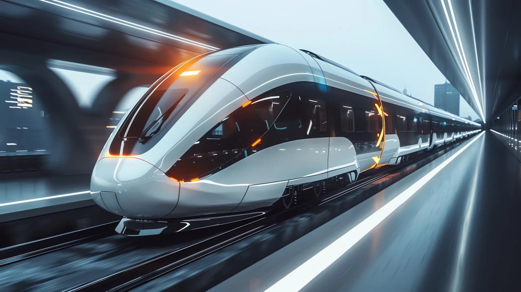 double-decker train sleek and aerodynamic desktop wallpaper 4k