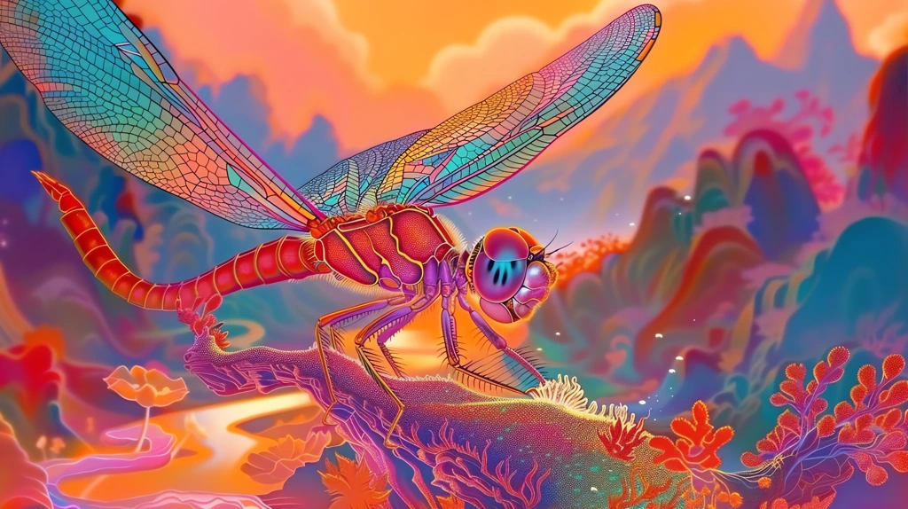 dragonflies land of enchantment iridescent wings desktop wallpaper 4k