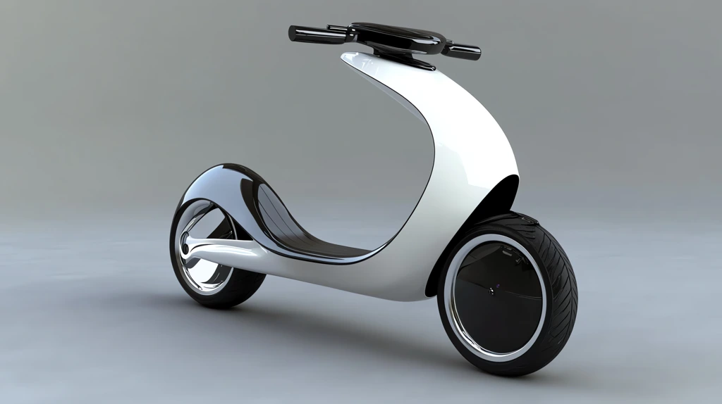 electric scooters of the future concept desktop wallpaper 4k