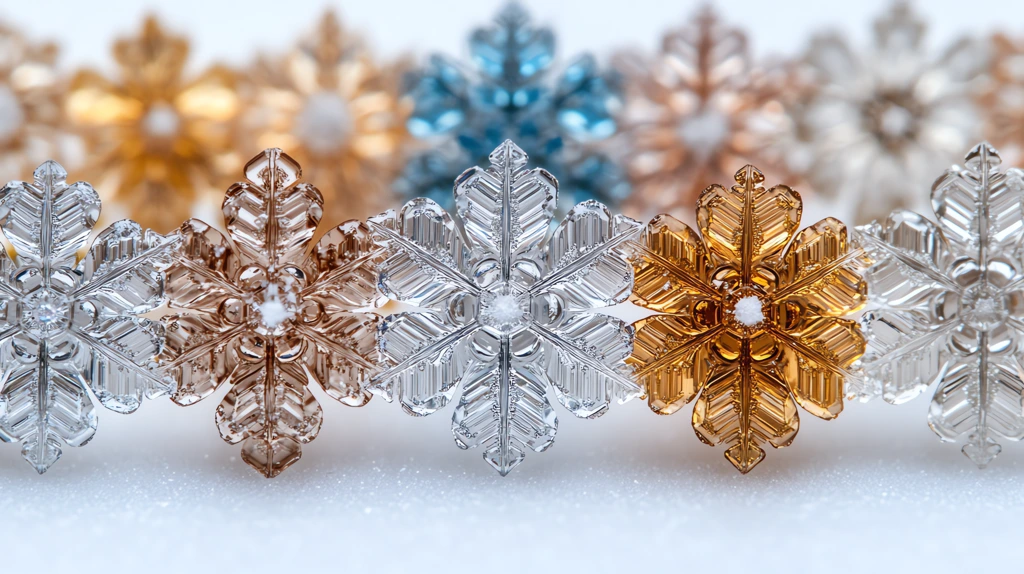 every snowflake is a work of art version three desktop wallpaper 4k