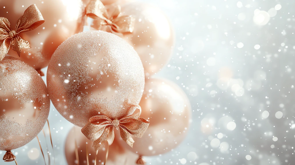 festive snow and ice balloons version four desktop wallpaper 4k