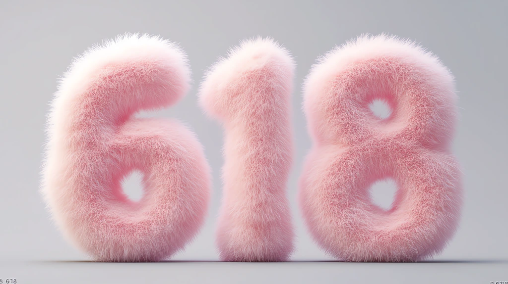 fluffy light pink figure 618 desktop wallpaper 4k