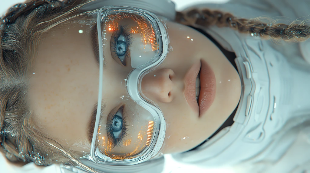 futuristic female model version four phone wallpaper 4k