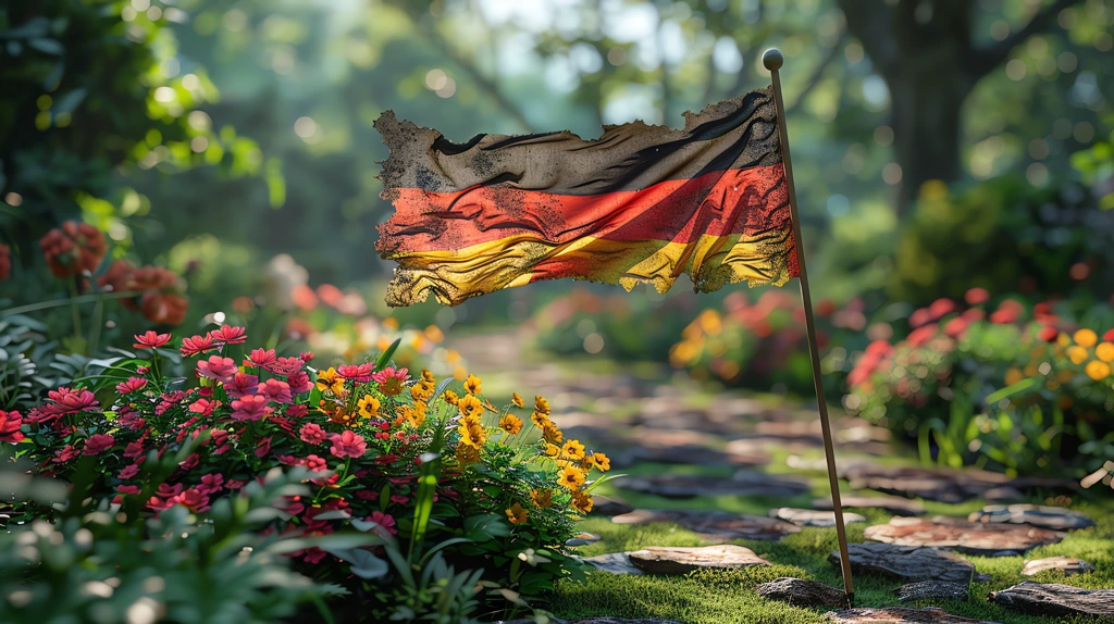 german flag virtual world desktop wallpaper 4k