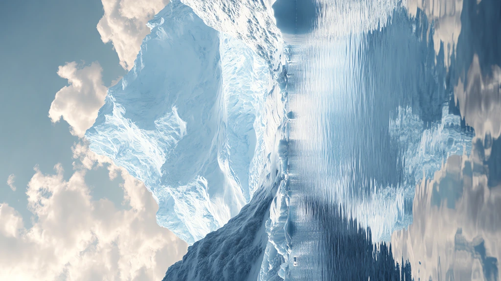 glacier melting glaciers collapsing into the sea phone wallpaper 4k