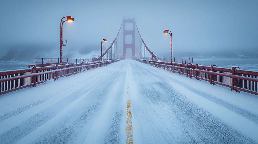 golden gate bridge fog version two desktop wallpaper 4k