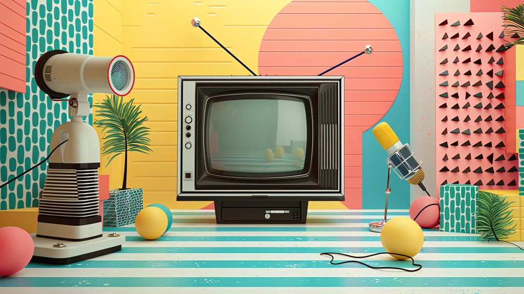 graphic collage poster tv desktop wallpaper 4k