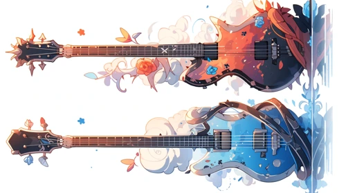 guitar and cello 2 9x16 anime manga phone wallpaper online free download 4k