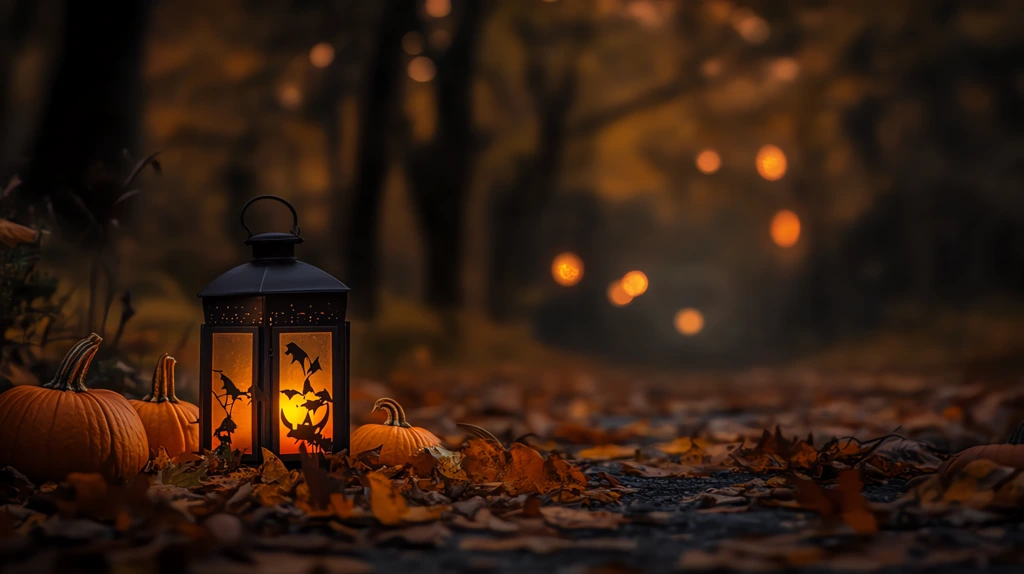 halloween mood magnificent light desktop wallpaper 4k