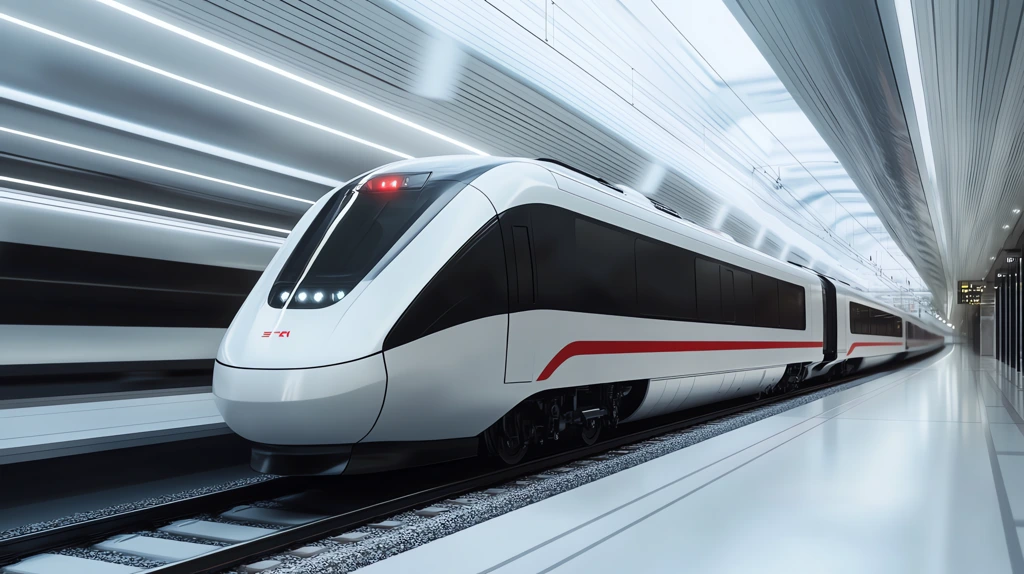 high-speed train airflow version two desktop wallpaper 4k