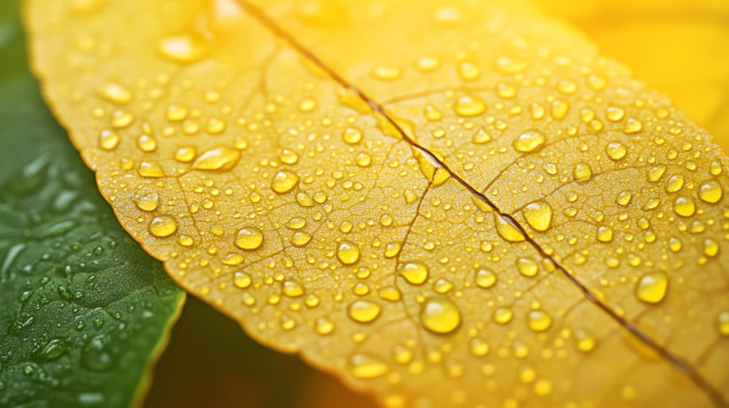 highly detailed shot of leaf veins possibly adorned with delicate dew drops rain desktop wallpaper 4k