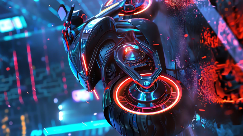 highly futuristic electric hyper scooter phone wallpaper 4k