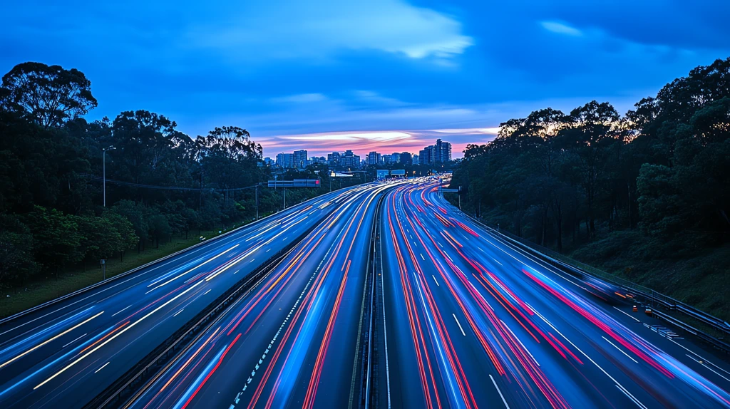 highway action is on friday night desktop wallpaper 4k