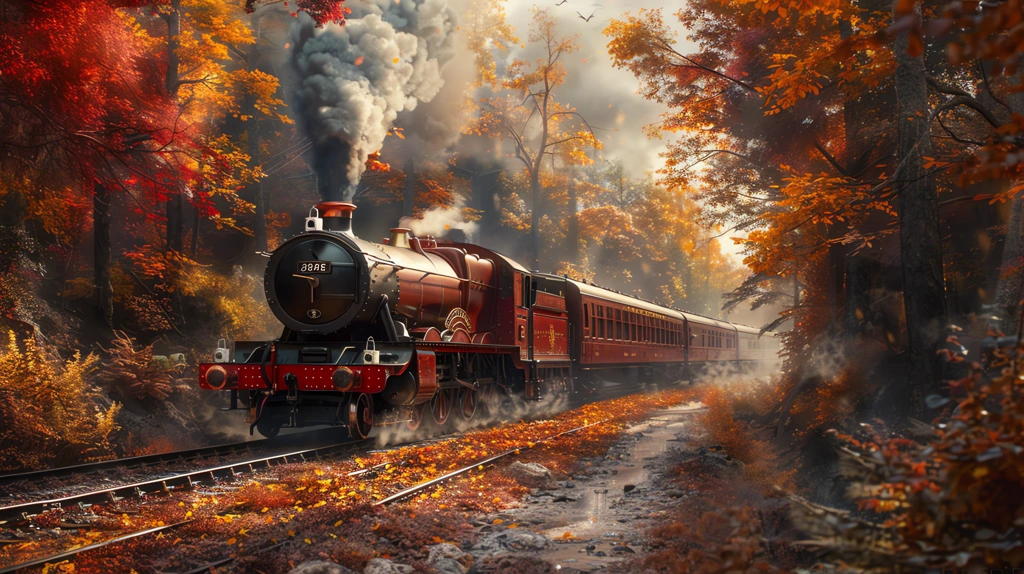 hogwarts express desktop wallpaper 4k