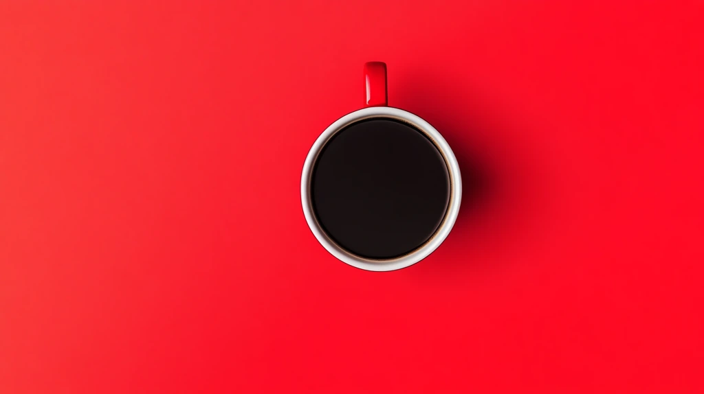 hot black coffee in a red cup phone wallpaper 4k