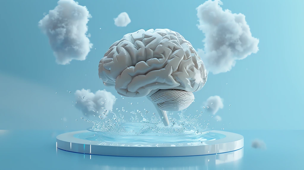 human brain frosted glass transparent technology sense desktop wallpaper 4k