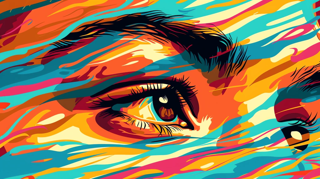 illustration about brown eyes desktop wallpaper 4k