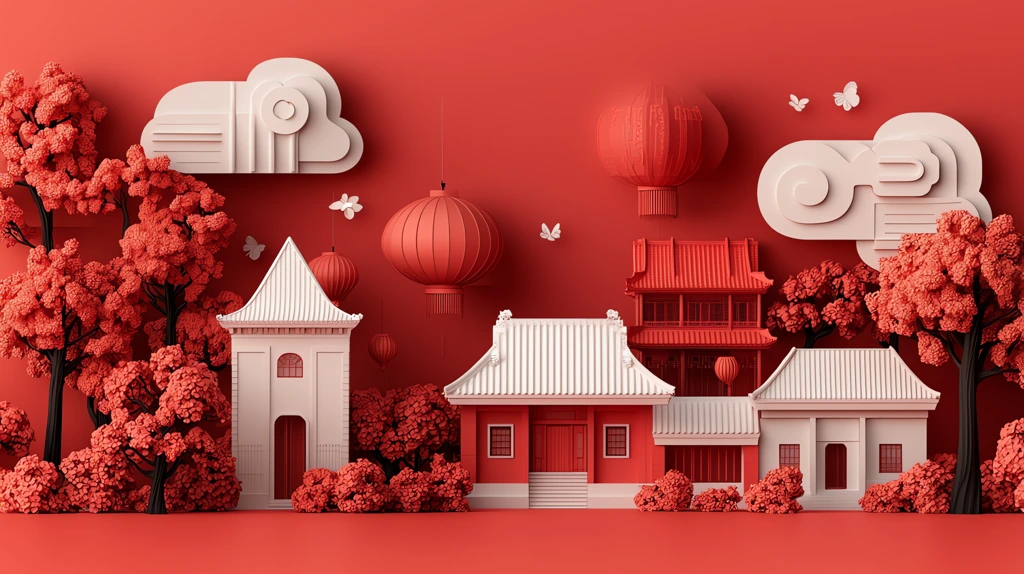 interactive lunar new year design version two desktop wallpaper 4k