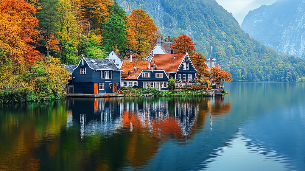 landscapes the netherlands is a colorful well-preserved place with iconic great windmill villages desktop wallpaper 4k