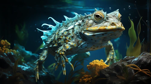 large fishfrog 2 16x9 animals desktop wallpaper online free download 4k